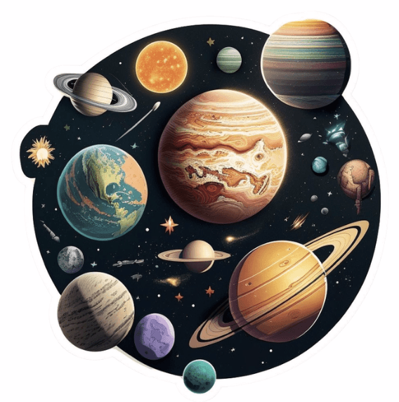 Universe sticker
